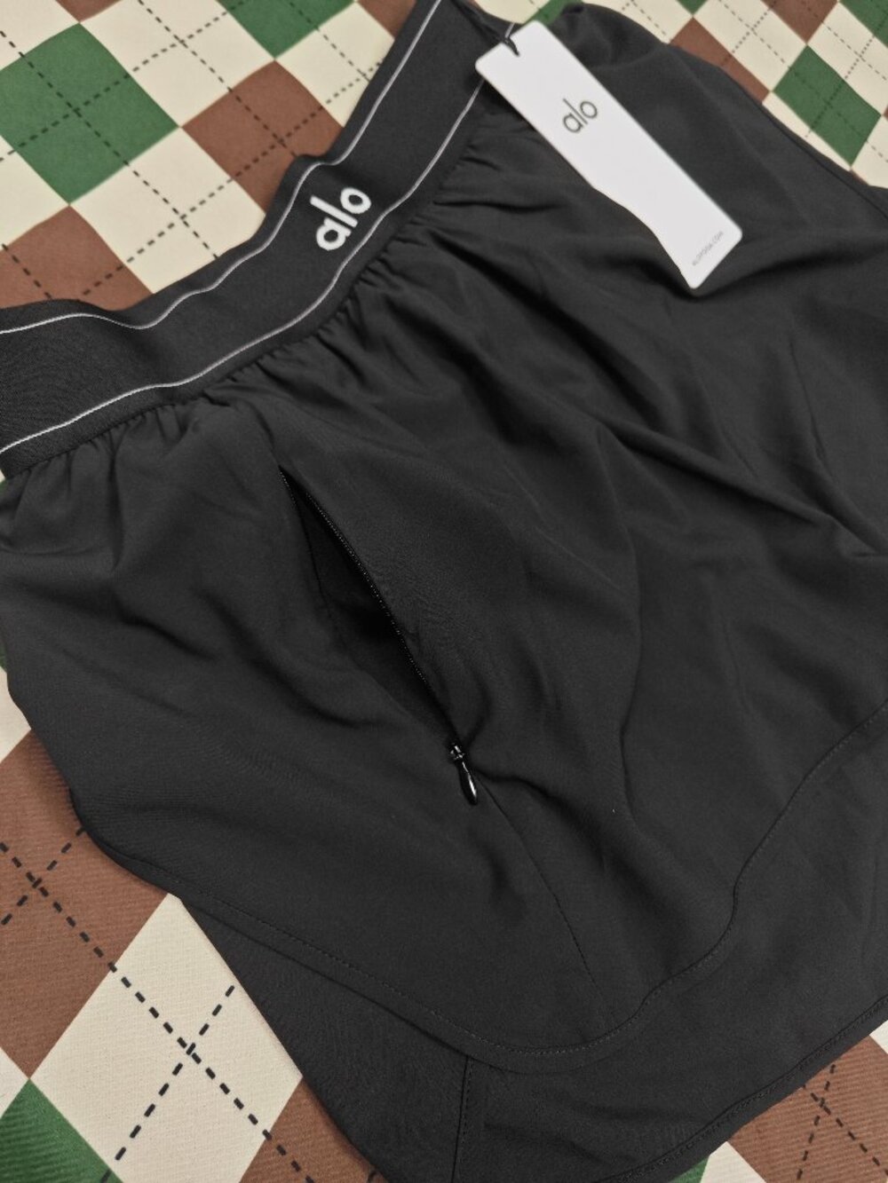 Black ALO Yoga🤗 Match Point Shorts | Chic Tennis Athletic Activewear - Picture 7 of 7